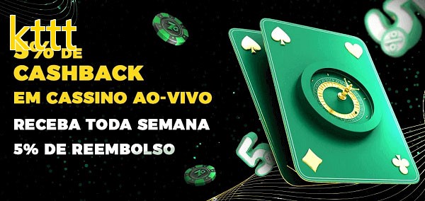 Promoções do cassino ao Vivo kttt